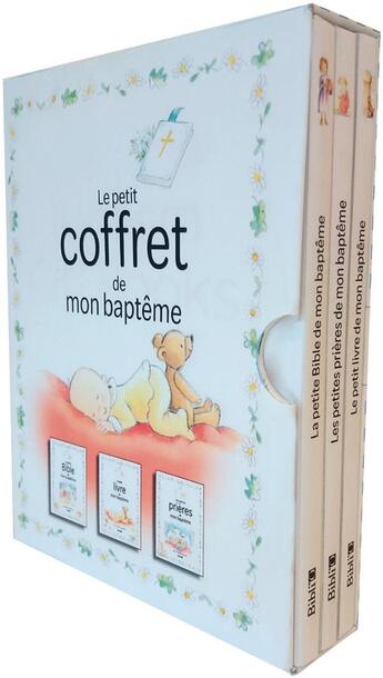 Couverture du livre « Le petit coffret de mon baptême » de  aux éditions Bibli'o