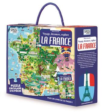 Couverture du livre « Voyage decouvre explore la france » de  aux éditions Sassi