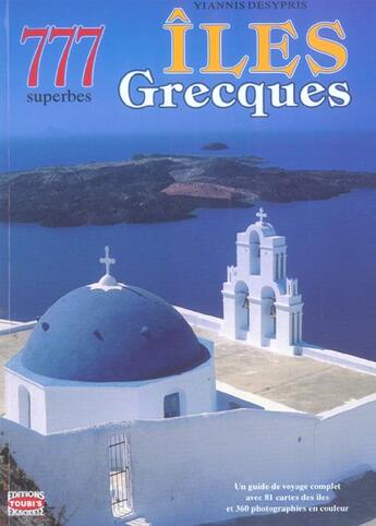 Couverture du livre « 777 superbes iles grecques » de  aux éditions Eska