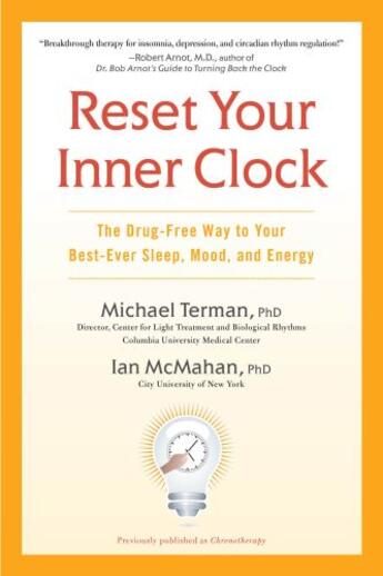 Couverture du livre « Reset Your Inner Clock » de Mcmahan Ian aux éditions Penguin Group Us