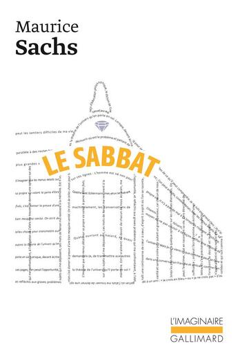 Couverture du livre « Le sabbat : souvenirs d'une jeunesse orageuse » de Maurice Sachs aux éditions Gallimard