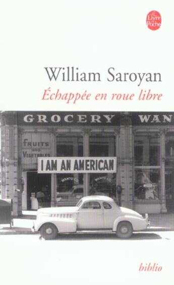 Couverture du livre « Echappee en roue libre » de Saroyan-W aux éditions Le Livre De Poche