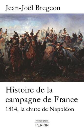 Couverture du livre « Histoire de la campagne de France ; la chute de Napoléon » de Jean-Joel Bregeon aux éditions Perrin