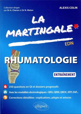 Couverture du livre « Rhumatologie : entraînement » de Alexis Colin aux éditions Ellipses