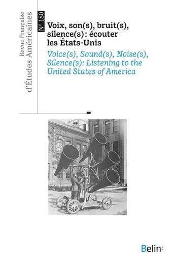 Couverture du livre « Revue française d'études américaines n.180 (édition 2024) » de Revue Francaise D'Etudes Americaines aux éditions Belin