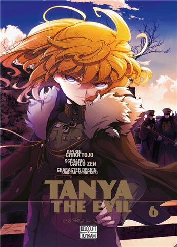 Couverture du livre « Tanya the evil Tome 6 » de Carlo Zen et Chika Tojo et Shinobu Shinotsuki aux éditions Delcourt