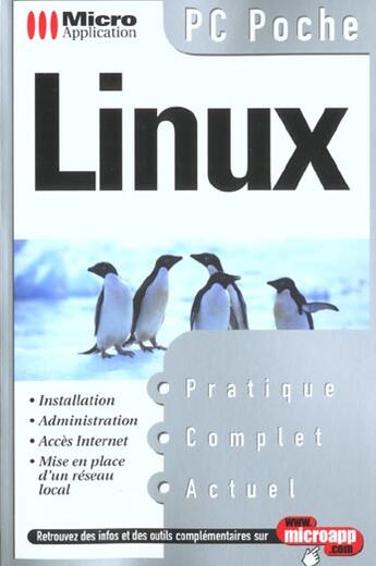 Couverture du livre « Pc Poche ; Linux Toutes Distributions » de Nocton aux éditions Micro Application