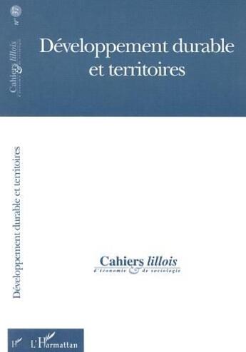 Couverture du livre « Développement durable et territoires » de Heran/Frederic aux éditions L'harmattan