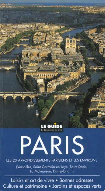 Couverture du livre « Paris » de M Constans et B Andreassian aux éditions Renaissance Du Livre