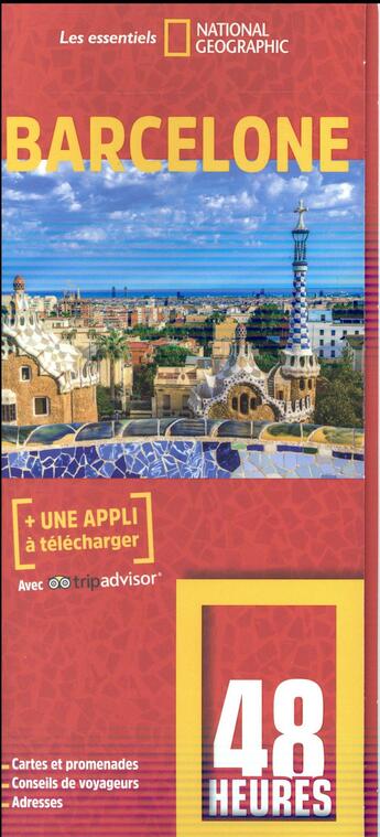 Couverture du livre « GUIDE 48 HEURES ; Barcelone » de  aux éditions National Geographic