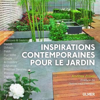 Couverture du livre « Inspirations contemporaines pour le jardin » de Andrea Jones aux éditions Eugen Ulmer