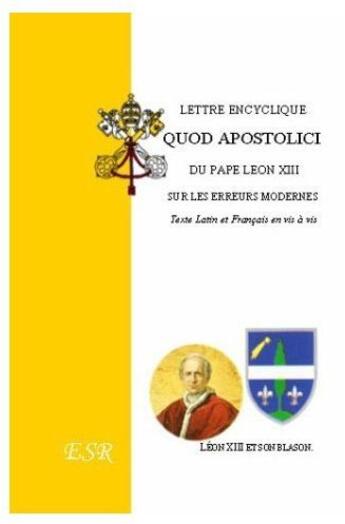 Couverture du livre « Lettre encyclique 