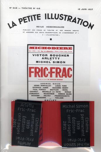 Couverture du livre « Fric-frac » de Michel Simon Arletty aux éditions Cent Pages