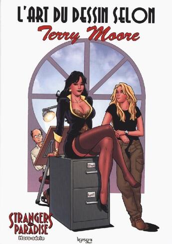 Couverture du livre « Strangers in paradise Hors-Série t.2 : l'art du dessin selon terry Moore » de Terry Moore aux éditions Kymera