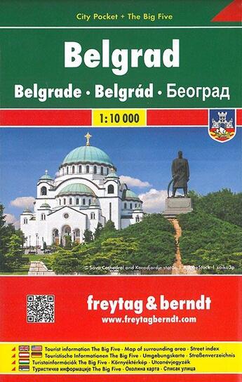 Couverture du livre « Belgrade city pocket » de  aux éditions Freytag Und Berndt