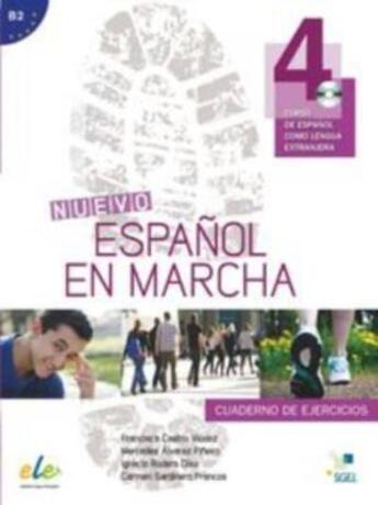 Couverture du livre « Nuevo espanol en marcha 4 ejer+cd » de  aux éditions Sgel