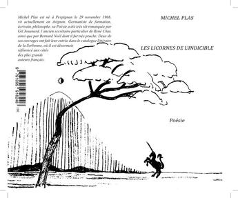 Couverture du livre « Les licornes de l'indicible » de Michel Plas aux éditions Un Jour/une Nuit