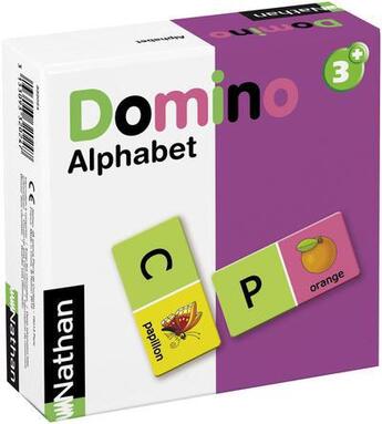 Couverture du livre « Domino-alphabet » de  aux éditions Nathan