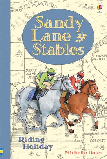 Couverture du livre « Sandy lane stables ; riding holiday » de Michelle Bates aux éditions Usborne