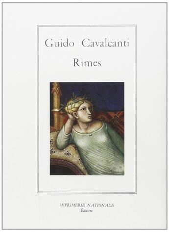 Couverture du livre « Rimes » de Guido Cavalcanti aux éditions Actes Sud