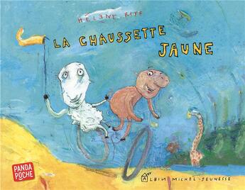 Couverture du livre « La chaussette jaune » de Hélène Riff aux éditions Albin Michel