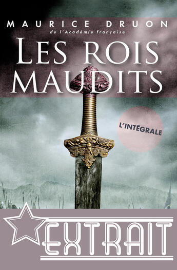 Couverture du livre « Les rois maudits (extrait) » de Maurice Druon aux éditions Plon