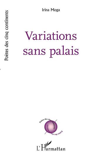 Couverture du livre « Variations sans palais » de Irina Moga aux éditions L'harmattan