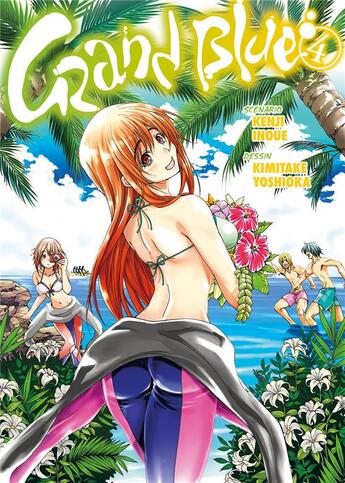 Couverture du livre « Grand blue Tome 4 » de Kenji Inoue et Kimitake Yoshioka aux éditions Meian