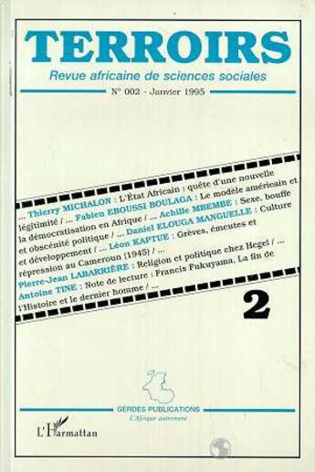 Couverture du livre « Terroirs n 2 - vol02 » de  aux éditions L'harmattan