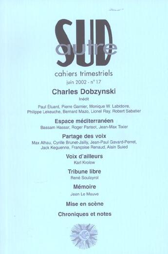 Couverture du livre « Charles Dobzynski » de  aux éditions Autres Temps