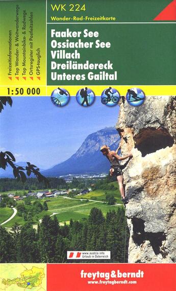 Couverture du livre « Faaker see-villach-unt.gailtal » de  aux éditions Freytag Und Berndt