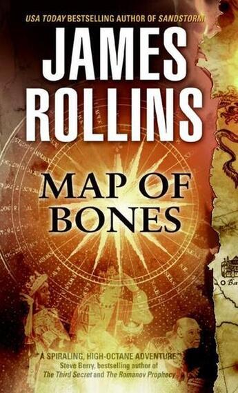 Couverture du livre « Map of bones » de James Rollins aux éditions 