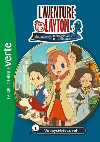 Couverture du livre « Lady Layton t.1 ; un mystérieux vol » de  aux éditions Hachette Jeunesse