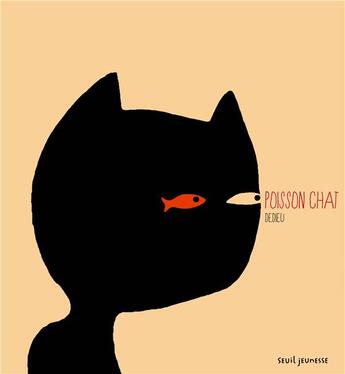 Couverture du livre « Poisson chat » de Thierry Dedieu aux éditions Seuil Jeunesse