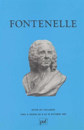 Couverture du livre « Fontenelle » de  aux éditions Puf