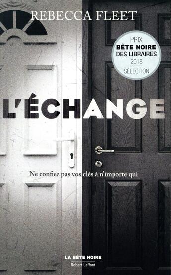 Couverture du livre « L'échange » de Rebecca Fleet aux éditions Robert Laffont