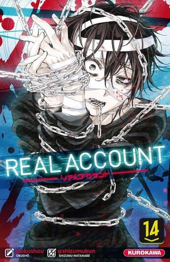 Couverture du livre « Real account Tome 14 » de Shizumu Watanabe et Okushou aux éditions Kurokawa