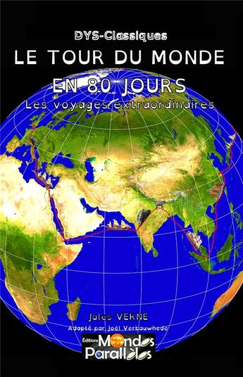 Couverture du livre « Le tour du monde en quatre-vingts jours - version 