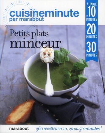 Couverture du livre « Des recettes minceur » de  aux éditions Marabout