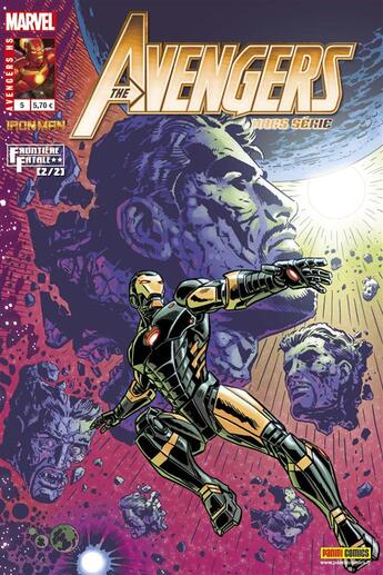 Couverture du livre « Avengers n.5 : Iron Man ; frontière fatale t.2 » de Avengers aux éditions Panini Comics Mag