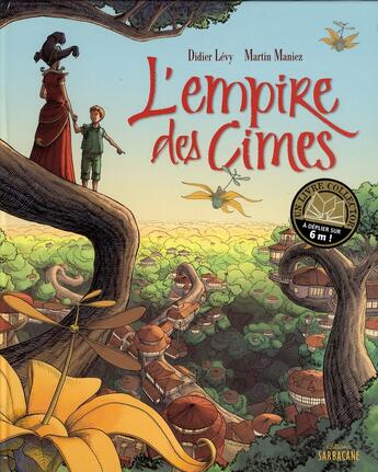 Couverture du livre « L'empire des cimes » de Didier Levy aux éditions Sarbacane