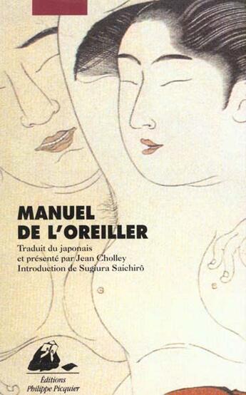 Couverture du livre « Manuel de l'oreiller » de Anonyme aux éditions Picquier