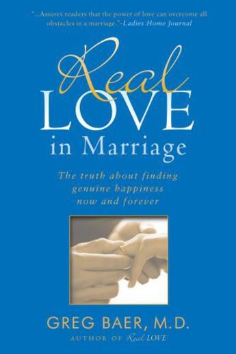 Couverture du livre « Real Love in Marriage » de Baer Greg aux éditions Penguin Group Us