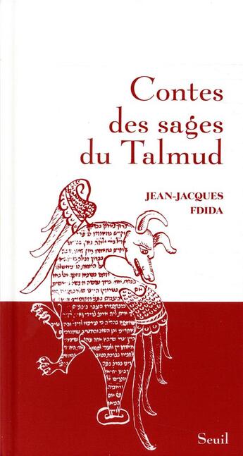 Couverture du livre « Contes des sages du Talmud » de Jean-Jacques Fdida aux éditions Seuil