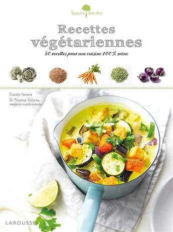 Couverture du livre « Recettes végétariennes » de  aux éditions Larousse