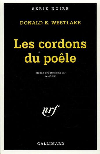 Couverture du livre « Les cordons du poêle » de Donald E. Westlake aux éditions Gallimard