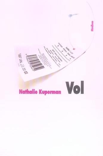 Couverture du livre « Vol » de Nathalie Kuperman aux éditions Ecole Des Loisirs