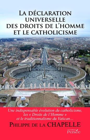 Couverture du livre « La déclaration universelle des droits de l'homme et le catholicisme » de Philippe De La Chapelle aux éditions Persee