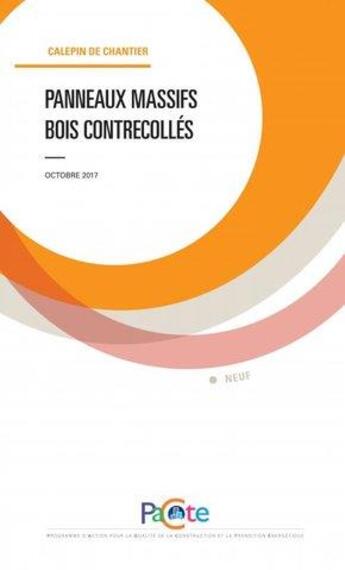 Couverture du livre « Panneaux massifs bois contrecolles » de  aux éditions Sebtp