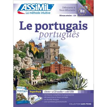 Couverture du livre « Superpack usb portugais » de De Luna J.L. aux éditions Assimil